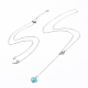 Ожерелья и кулоны в форме сердца лариат NJEW-JN02803-01-2