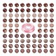 100pcs 8mm natürliche Erdbeerquarz runde Perlen DIY-LS0002-51-2