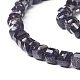 Synthetic Blue Goldstone Beads Strands G-I270-08-3