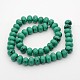 Synthetic Turquoise Rondelle Bead Strands G-M221-04-2