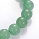 Tête de Bouddha pierres précieuses perles bracelets extensibles BJEW-JB01864-02-3