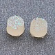 Cabochons en résine d'imitation quartz druzy RESI-E013-02F-4mm-1