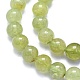 Naturelles grenat vert brins de perles G-K310-C17-8mm-3