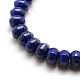 Natural Lapis Lazuli Rondelle Beads Strands G-L168-01-1
