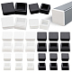 GORGECRAFT 20Pcs 3 Sizes Square End Caps Plastic Plug 30mm/ 38mm/ 40mm Insert Tubing Black White Post End Cap for Steel Pipe Cover Tables Desks Chairs Bed Furniture Foot Accessories FIND-GF0003-77-1