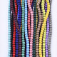 Spray Painted Non-magnetic Synthetic Hematite Beads Strands G-T124-23-2