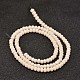 Chapelets de perles en rondelles facettées en verre X-GLAA-I033-3mm-04-2