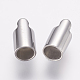 304 Stainless Steel Magnetic Clasps with Glue-in Ends STAS-E138-02P-3