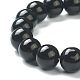 Круглые стеклянные бусины эластичные браслеты для девочек-подростков BJEW-A117-E-21-3