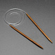 Резиновые провода бамбуковые круговой вязальные спицы TOOL-R056-6.5mm-02-1