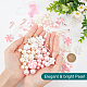 BENECREAT 173PCS Christmas Vase Filled with Pearls DIY-BC0009-66-3