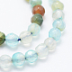 Chapelets de perles d'agate naturelle G-E469-12P-3