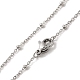 304 Stainless Steel Satellite Chain Necklaces NJEW-I248-13P-2