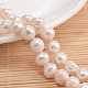 Natural Pearl Nuggets Beads Necklace NJEW-P126-A-03-3