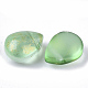 Perles de verre peintes par pulvérisation transparent GLAA-T017-01-M-3