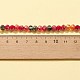 5 Strands 5 Colors Electroplate Glass Beads Strands EGLA-FS0001-31-4