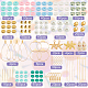 Sunnyclue kit de fabrication de boucles d'oreilles géométrie bricolage DIY-SC0022-62-2
