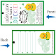 CREATCABIN 50Pcs Duck Theme Paper Card AJEW-CN0001-98I-4