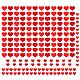 塩ビウォールステッカー  壁飾り  バレンタインデーのために  ハート柄  950x390mm  2枚/セット DIY-WH0228-551-1