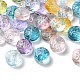 Perles en verre transparentes GLAA-O023-20-1