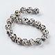 Natur Dalmatiner Jaspis Perlen Stränge G-G515-10mm-06-2