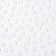 アクリルボタン  衣装デザインのためのプラスチック製の縫製ボタン  4穴  染め  フラットラウンド  ホワイト  12x2mm  穴：1mm X-BUTT-E075-A-01-2