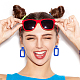 Anattasoul 6 paires 6 style évider rectangle acrylique boucles d'oreilles pendantes EJEW-AN0001-59-4