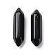 Natural Obsidian Double Terminal Pointed Pendants G-C007-02B-07-2