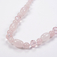Perles de rocaille en verre et colliers de perles de pierres précieuses naturelles et synthétiques NJEW-K100-07-3