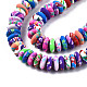 Handmade Polymer Clay Beads Strands X-CLAY-T020-02-3