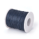 木綿糸ワックスコード  プルシアンブルー  1mm  約100ヤード/ロール（300フィート/ロール） YC-R003-1.0mm-227-2