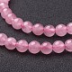 Chapelets de perles en quartz rose naturel X-GSR6mmC034-3