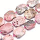 Chapelets de perles en rhodochrosite naturelle G-O170-84-1