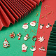 Kits para hacer aretes navideños diy DIY-TA0002-86-5