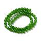 Natural & Dyed Malaysia Jade Bead Strands G-A146-6mm-A28-7