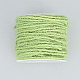 ジュートコード  ジュートストリング  ジュートより糸  ジュエリー作りのための  緑黄  2mm  約54.68ヤード（50m）/ロール OCOR-WH0002-A-03-1