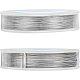 Benecreat 394 pied 0.01 pouces (0.3 mm) 7 brins gris clair fil de chaîne de perles fil en acier inoxydable enduit de nylon pour collier bracelet perles artisanat TWIR-BC0001-04C-5