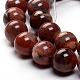 Chapelets de perles en jaspe arc-en-ciel rouge X-G-F677-19-3