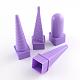 4PCS /セットプラスチックボーダーバディクイリング塔は、DIYのペーパークラフトをセッティング  紫色のメディア  80~110x33~34x33~34mm DIY-R023-12-1