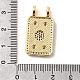 Латунные микро проложить кубического циркония подвески KK-A266-29G-3