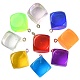 36Pcs 9 Colors Transparent Resin Pendants RESI-CJ0002-75-8