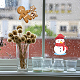 Gorgecraft 4 Stile Weihnachts-Fensteraufkleber DIY-WH0235-042-7