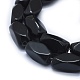 Natural Black Agate Beads Strands G-I245-28B-3