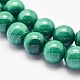 Chapelets de perles en malachite naturelle G-O166-07A-12mm-3