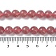 Chapelets de perles aux fraises en quartz naturel G-R435-03-A01-5