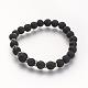 Natural Gemstone Beads Stretch Bracelets BJEW-JB02711-03-1