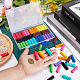 Gorgecraft 60pcs 10 couleurs pince à crayons en mousse eva AJEW-GF0006-99-3