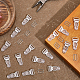 Chgcraft 40 Stück Strumpfband-Verstellschnallen aus Legierung und Kunststoff im 2-Stil FIND-CA0008-16-4