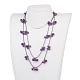 Waxed Polyester Cord Tiered Necklaces NJEW-JN01980-04-4