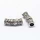 Vintage Thai Sterling Silver Hollow Curved Tube Beads STER-L009-333-1